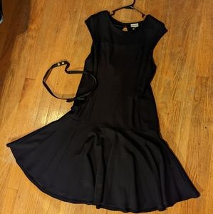 Kate Young for Target black dropped waist dress
